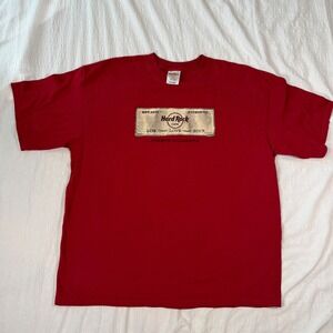 Hard‎ Rock Cafe Puerto Vallarta T Shirt XX Large Red Est 1974 Live Love Rock